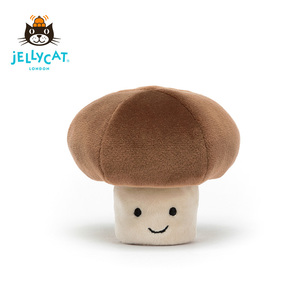 英国Jellycat活泼蘑菇柔软公仔安抚毛绒玩具可爱陪伴礼物