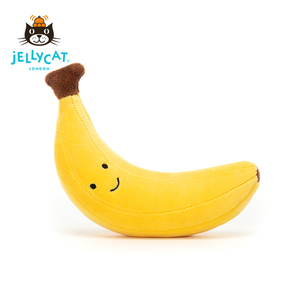 英国Jellycat美味可口香蕉宝宝陪伴玩偶水果毛绒玩具包邮可爱公仔