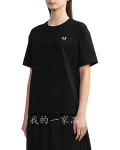 香港专柜 FRED PERRY 24春夏女款简约刺绣徽标休闲短袖T恤1142