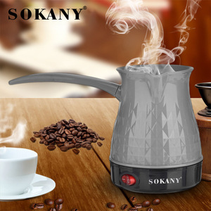 外贸SOKANY219土耳其咖啡壶电热煮茶热奶壶分离意式摩卡壶混装