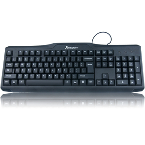 森松尼K10 有线键盘 USB接口游戏键盘 网吧键盘 防水办公键盘