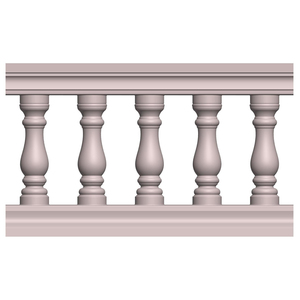 罗马柱模具阳台护栏模型建筑用外墙栏杆别墅水泥现浇围栏柱子欧式