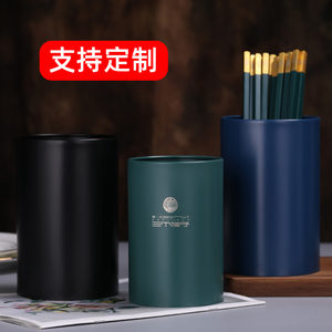 奶茶店吸管烧烤竹签收纳筒厨房餐厅商用高档不锈钢沥水筷子笼桶