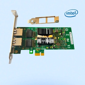 Intel 82576EB原装芯片PCI-E 1X千兆双口网卡/汇聚/软路由E1G42ET