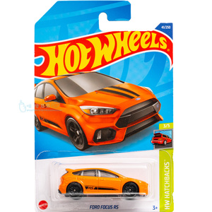 风火轮小跑车玩具模型男孩礼物41号福特福克斯RS 橙色2022G批次