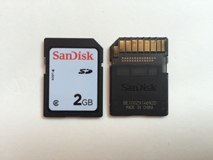 SanDisk闪迪 2g sd卡 支持老相机卡 老导航车载低速卡 非sdhc大卡