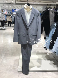 SELECTED思莱德新款男士格纹商务正装西服套装42135Y006/6B006