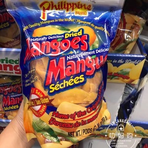加拿大代购Philippine菲律宾芒果干精选芒果果脯休闲零食850g