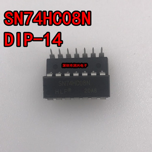 SN74HC08N集成电路IC芯片逻辑电路DIP-14原装现货直插14脚位