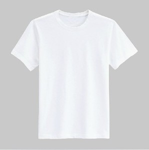 全黑全白空白素色单色多色无图案纯黑夏季男装短袖T恤圆领打底衫