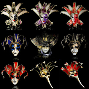 威尼斯面具全脸cos古风性感中国风派对假面舞会情趣眼罩面具道具
