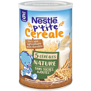 6罐包法国直邮Nestle雀巢婴儿谷物米粉6个月以上宝宝五谷味400g