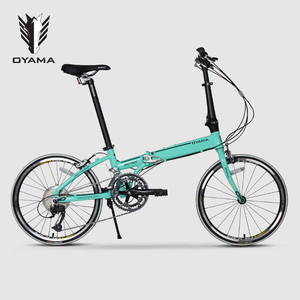 OYAMA欧亚马天际M990铝合金20寸451折叠自行车男女单车16/18速