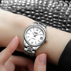 瑞士正品手表女士超薄全自动机械表镂空简约女表潮流防水夜光腕表