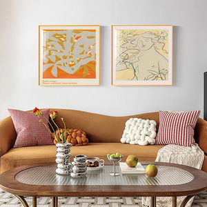 马蒂斯抽象派客厅装饰画法式奶油风沙发背景墙挂画小众艺术人像壁