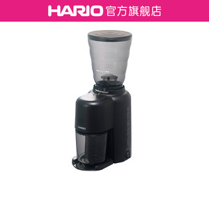 【旗舰店】HARIO家用小型V60电动咖啡磨豆机咖啡粉研磨器赠推粉盖
