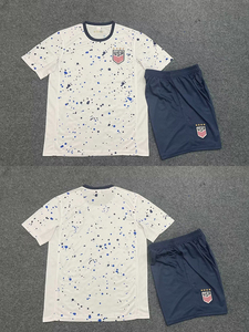 23-24美国国家队足球服女子球衣主场球衣冷门足球服套装球迷球