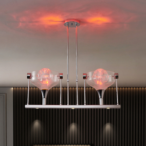 北欧设计师创意个性酒吧餐厅吊灯卧室床头吧台水纹灯氛围灯台壁灯