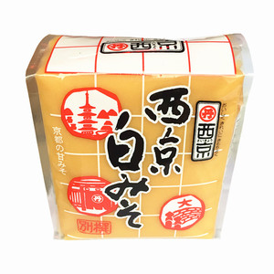 日本进口西京白味噌酱500g日式风味面鼓酱白米烧鳕鱼味噌拉面汤料