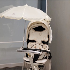 ins韩版卡通推车夹伞遮阳溜娃神器雨伞防晒紫外线通用婴儿车配件