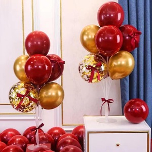 气球桌飘结婚布置婚房装饰气球立柱支架桌摆婚庆用品新款卧室客厅