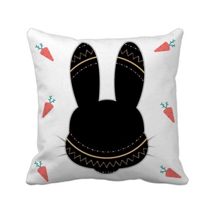 符号圆圈纹样形状兔子方形抱枕靠枕沙发靠垫双面含芯礼物