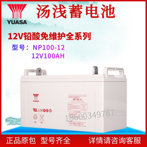 汤浅铅酸蓄电池NP100-12通讯12V100AH基站直流屏UPS电源系统专用