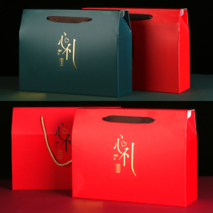 批发端午粽子包装盒土特产礼品盒创意烘焙糕点手提纸箱定制包邮