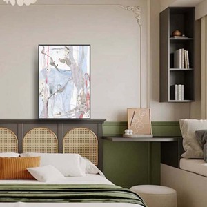 《与》小红书同款抽象客厅沙发背景墙装饰画北欧风格意境挂画