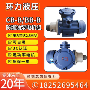 CB-B齿轮液压油泵立卧式电机组CB-B16/20/25/40WBZ循环输油泵