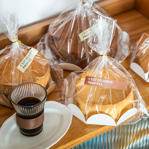 6寸六8寸戚风蛋糕包装袋盒纸蛋糕胚盒子烘焙面包吐司零食打包袋子