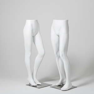 半身站模裤模服装模特道具橱窗男女下半身内衣裤哑白展示架模特架