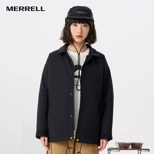 MERRELL迈乐女款户外潮流ALC联名系列撞色拉链抽绳保暖棉服外套