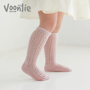 凡猎婴儿中筒袜夏季薄款新生女宝宝长筒袜子可爱超萌透气儿童袜子