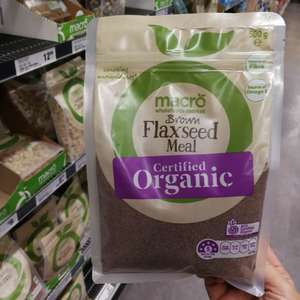 澳洲代购Macro Flaxseed meal有机生亚麻籽粉 即食无麸质种子疗法