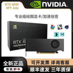 英伟达 NVIDIA RTX 4000 2000 SFF Ada 20G显卡 3D建模AI绘图丽台