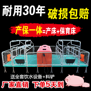 母猪产床仔猪保育床一体两用分娩床母猪定位限位栏复合板养殖设备