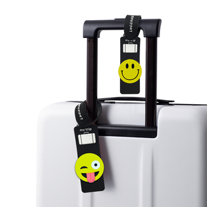 搞怪表情包emo橡胶行李牌定制飞机牌行李箱装饰挂件标签吊牌旅行
