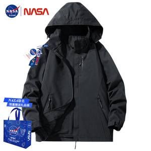 NASA品牌冲锋衣女春秋季山系防水男士冬季三合一可拆卸登山服夹克