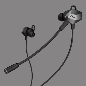 漫步者GM430入耳式有线游戏耳机电竞手游直播录音K歌耳塞线控通话