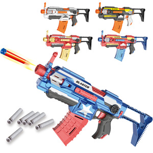 铠力儿童电动软弹枪可发射EVA软弹吸盘软蛋户外对战男孩玩具礼物