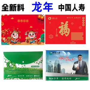 中国人寿保险保单袋保险资料文件袋保单合同专用袋国寿封套皮礼品