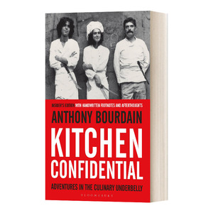 厨房密事 英文原版 Kitchen Confidential 安东尼.波登自传 英文版 Anthony Bourdain 纯全英文版正版原著进口英语书籍