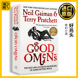 好兆头英文原版Good Omens  尼尔盖曼 Neil Gaiman 卷福 Michael Sheen 同名美剧原著睡魔Terry Pratchett 奇幻小说 进口英语书籍