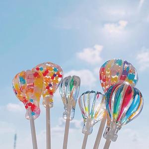 水晶热气球网红手工定制棒棒糖节日儿童零食生日高颜值情人节花束