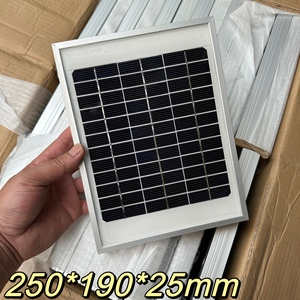 A级户外玻璃太阳能充电板 20v带2米5525口线 加厚铝合金边框
