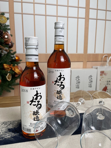 高人气日本原装进口北海道小樽玫瑰葡萄酒微甜果香浓郁720ml果酒