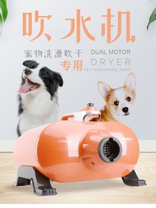 神宝3000F宠物吹水机中大型犬金毛阿拉专用双马达吹风机加热干毛