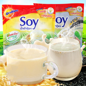 泰国阿华田豆浆soy豆奶364g速溶冲剂原味芝麻早餐袋装冲饮豆浆粉