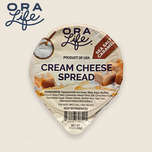 美国进口 吉芝生活涂抹奶油奶酪（海盐焦糖味）99g 蜂蜜香草味